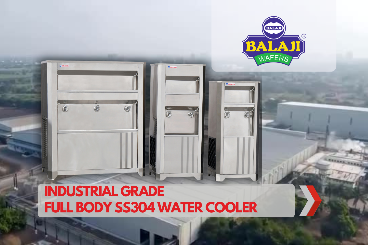 Balaji Wafers Pvt Ltd | FMCG Products |Industrial Grade Water Coolers